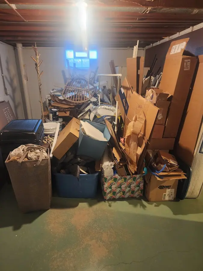 Roll-off dumpster container at job site for Concrete Dumpster Rental in Farmersville